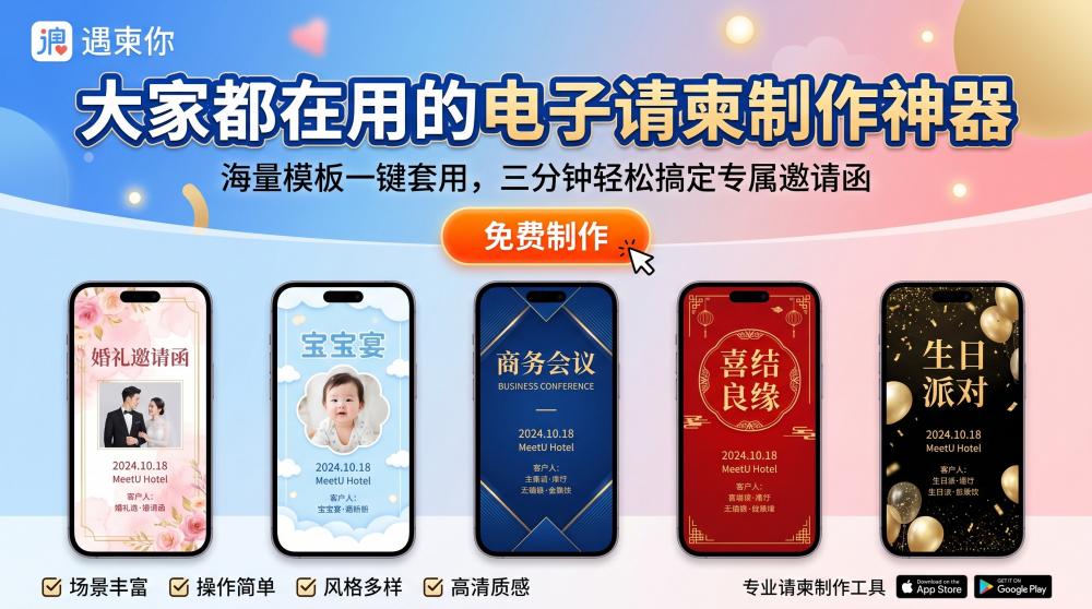 寿宴请帖老土被长辈嫌弃？高质感寿柬这样做，零门槛搞定